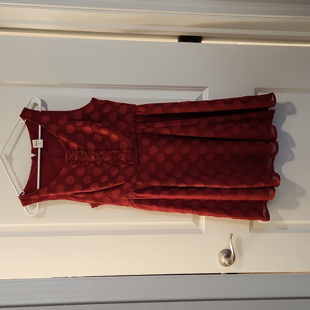 LC Lauren Conrad Disney's Minnie Mouse Red Dot Dress - Limited Edition